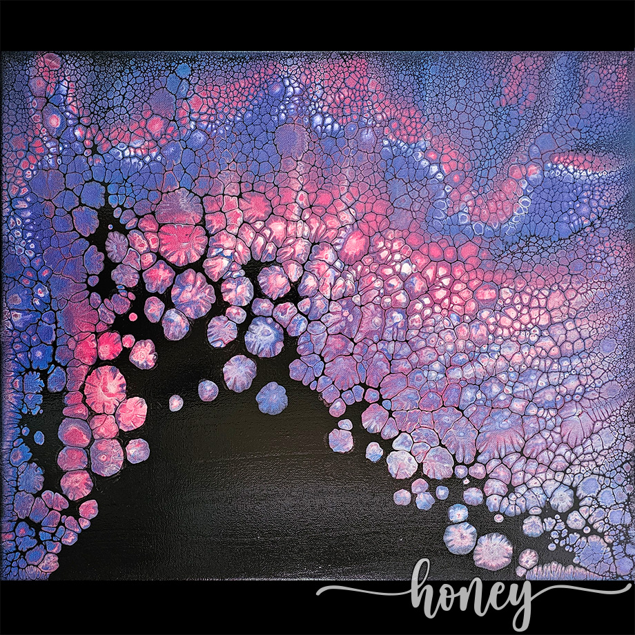 Nebula fluid art by Silvi Honey