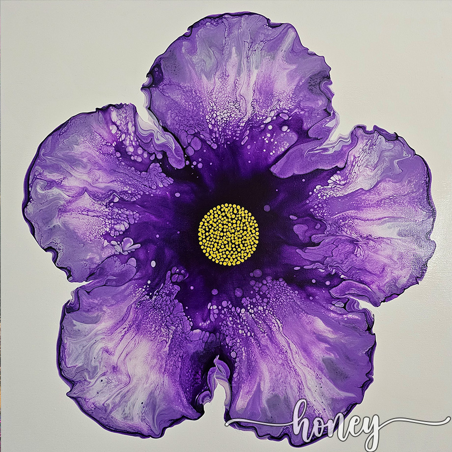 Flower Power Purple by Silvi Honey