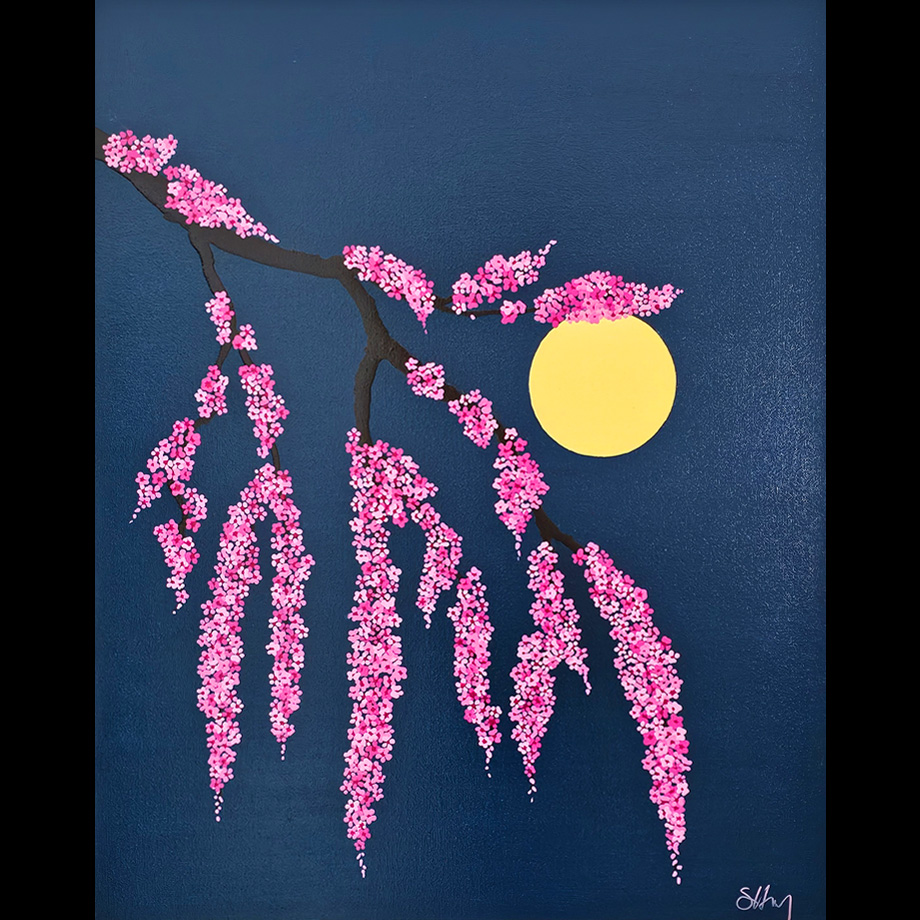 Sakura In Moonlight by Silvi Honey